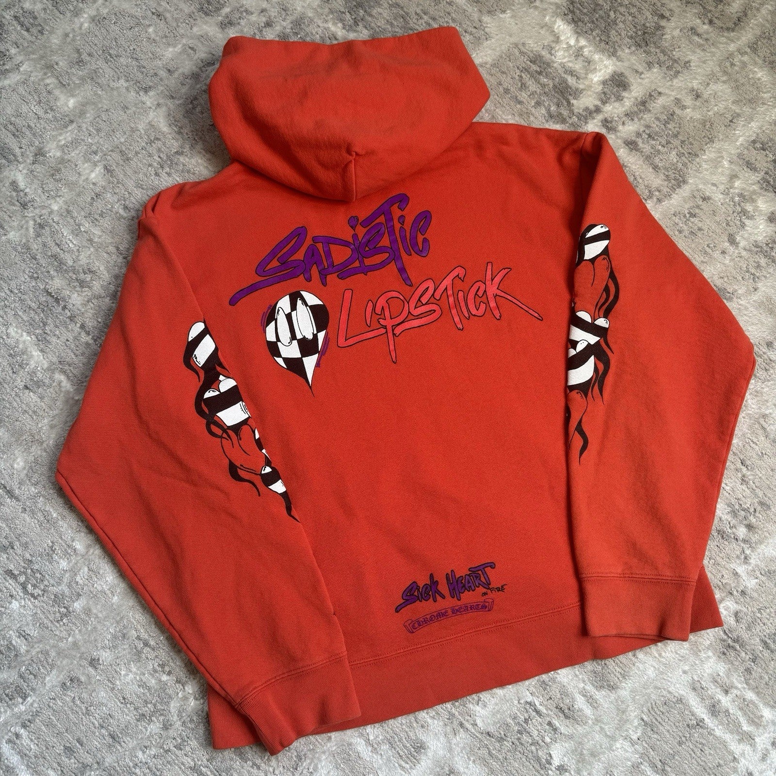 Chrome Hearts Matty Boy Sadistic Lipstick Pullover Hoodie 