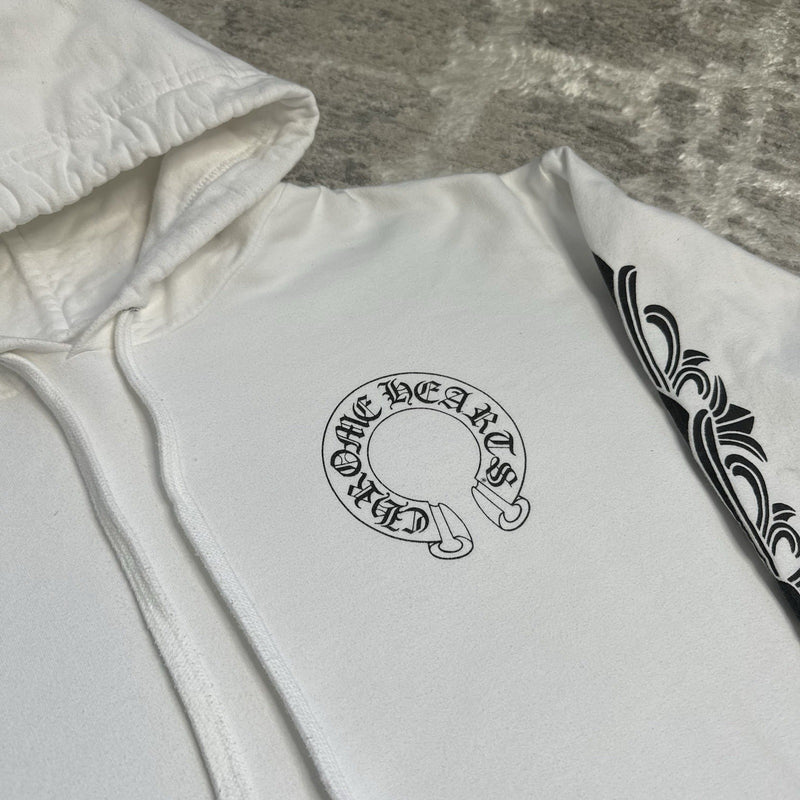 Chrome Hearts Floral Horseshoe Pullover Hoodie 