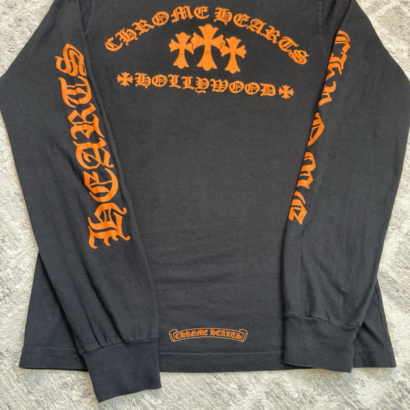 Chrome Hearts King Taco Triple Cross Long Sleeve Tee Shirt 