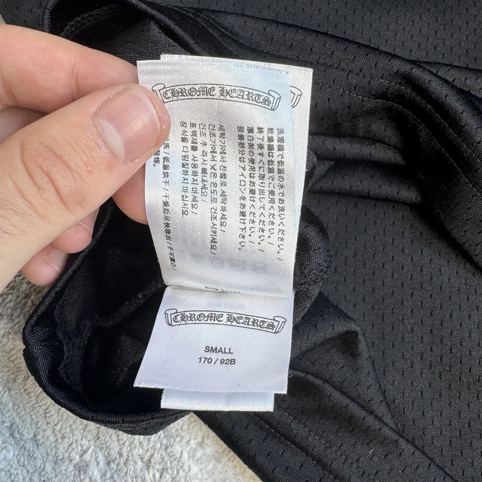 Chrome Hearts Mesh CH Long Sleeve Jersey 