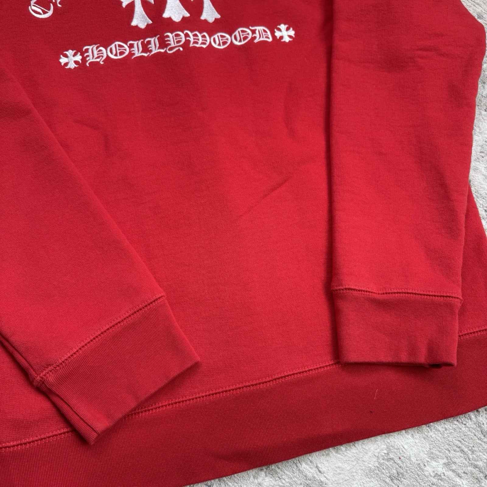 Chrome Hearts King Taco Triple Cross Embroidered Zip Up Hoodie 