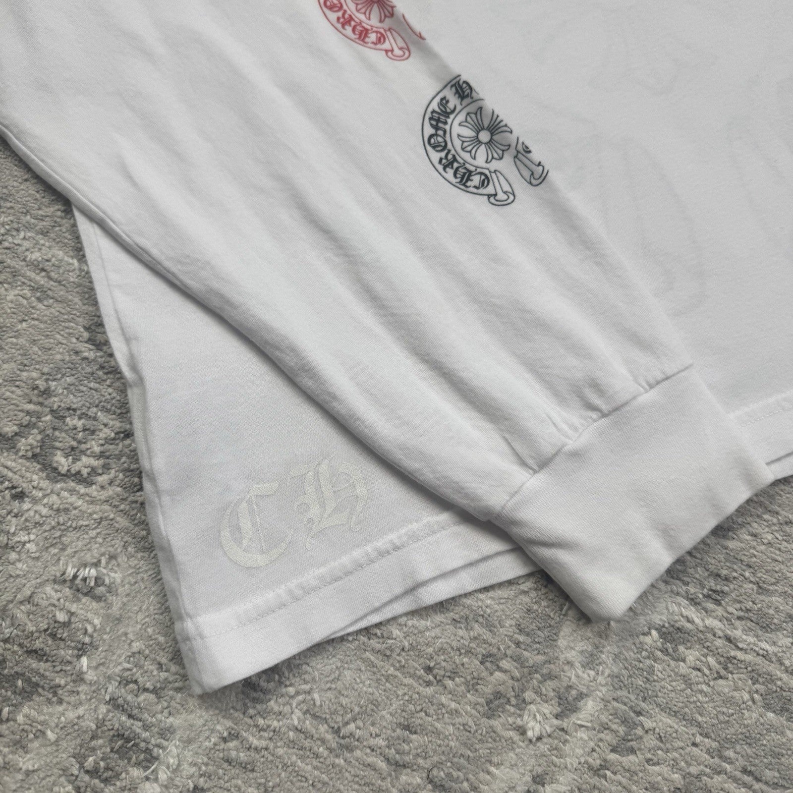 Chrome Hearts Horseshoe Multi-color Long Sleeve Tee Shirt 