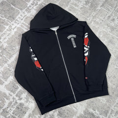 Chrome Hearts Matty Boy Thermal Zip Up Hoodie
