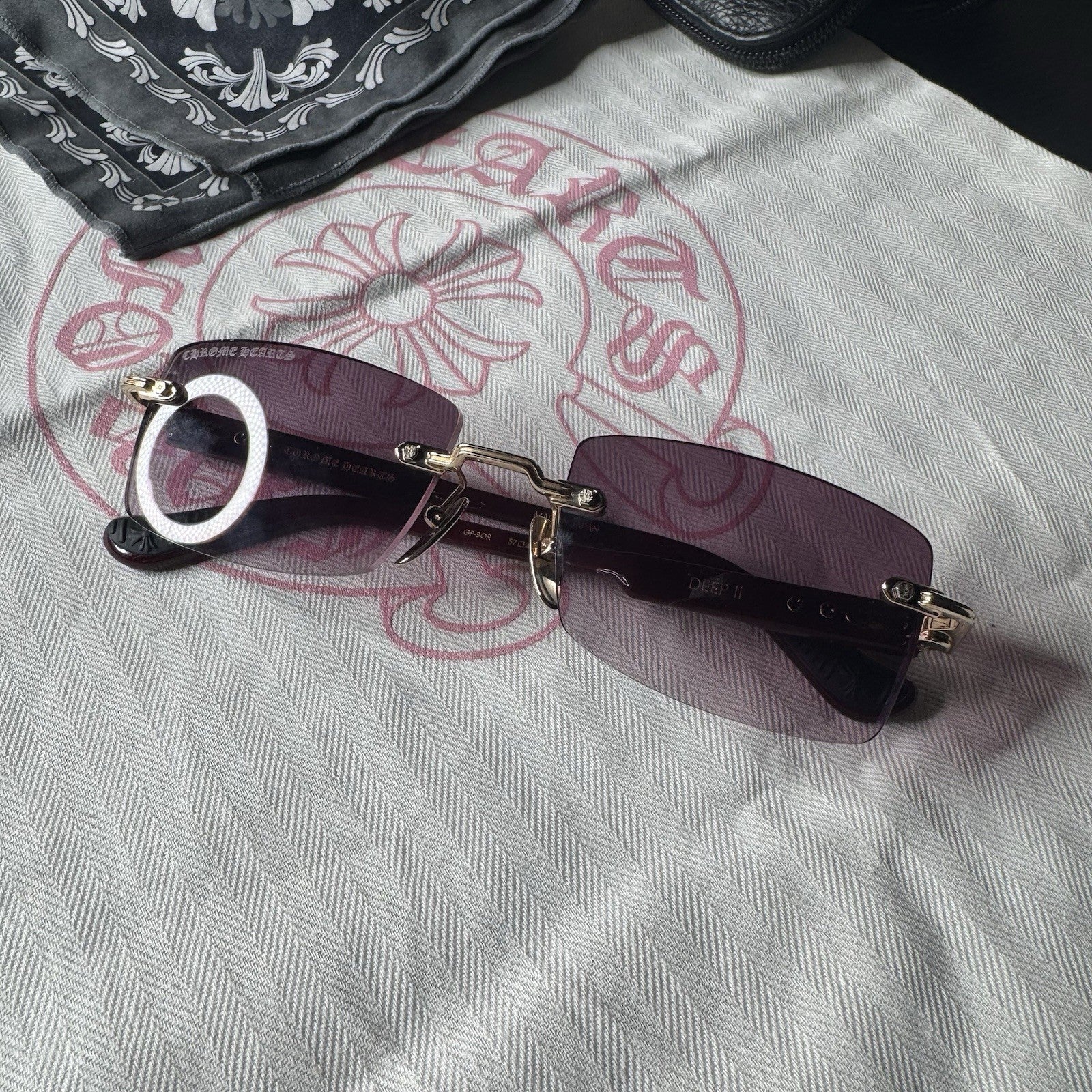 Chrome Hearts Deep 2 Sunglasses 