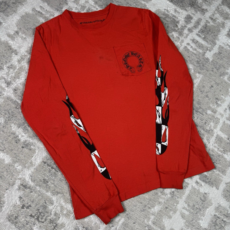 Chrome Hearts Matty Boy Chomper Long Sleeve Tee Shirt 