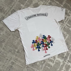 Chrome Hearts Cemetery Multi-color Cross Short Sleeve Shirt 