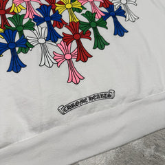 Chrome hearts Cemetery Multi-color Cross Pullover Hoodie 