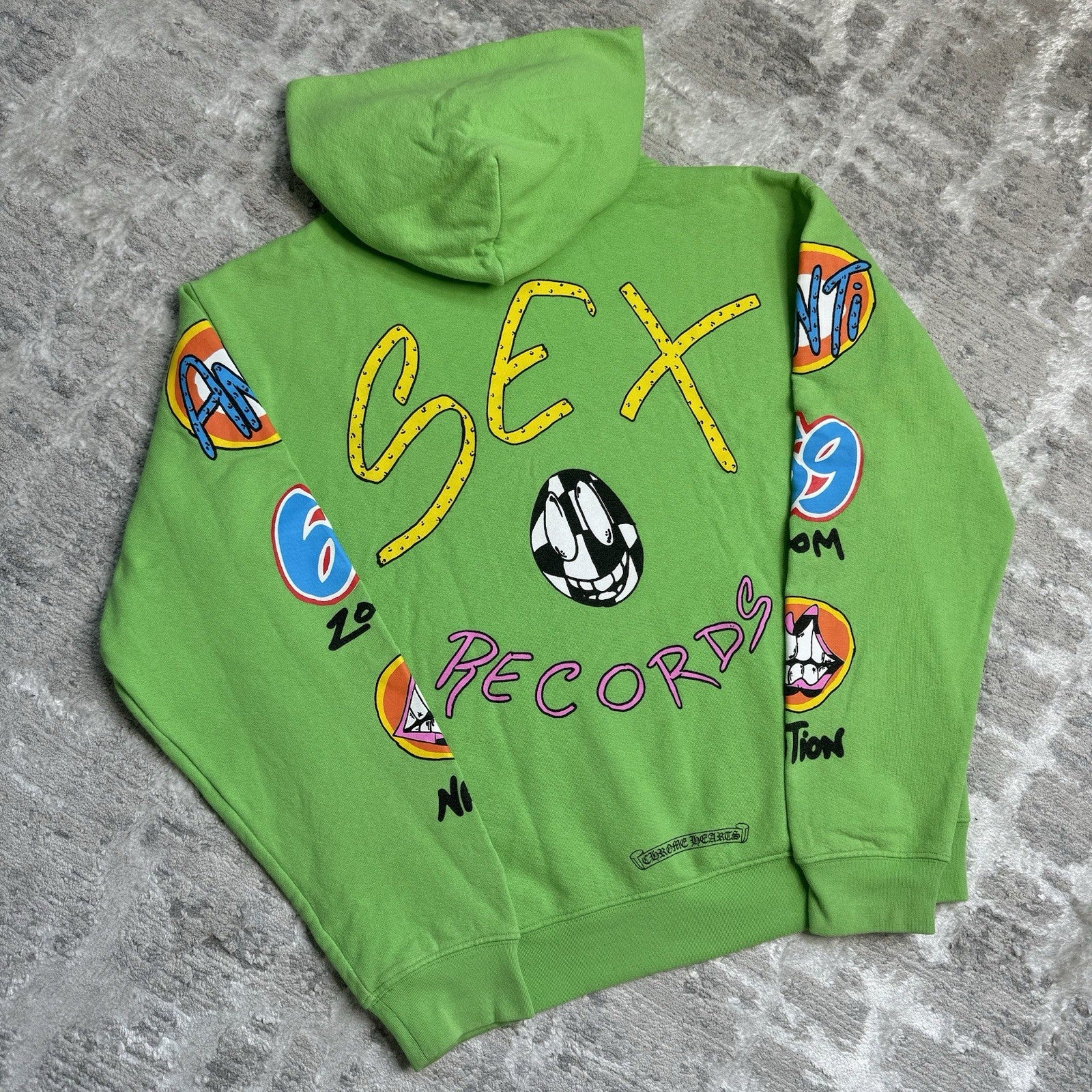 Chrome Hearts Matty Boy Sex Records Pullover Hoodie 