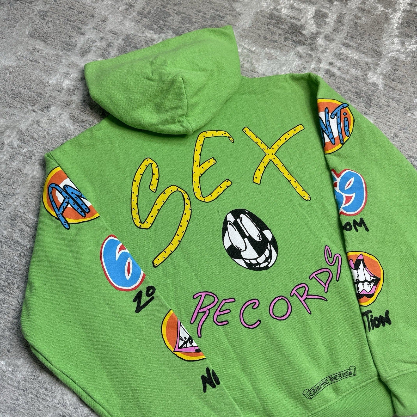 Chrome Hearts Matty Boy Sex Records Pullover Hoodie 