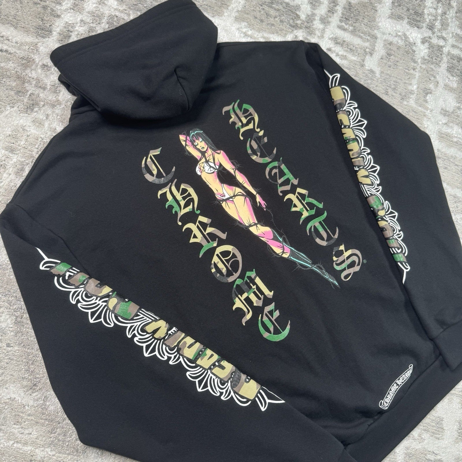 Chrome Hearts Deadly Doll Zip Up Hoodie 