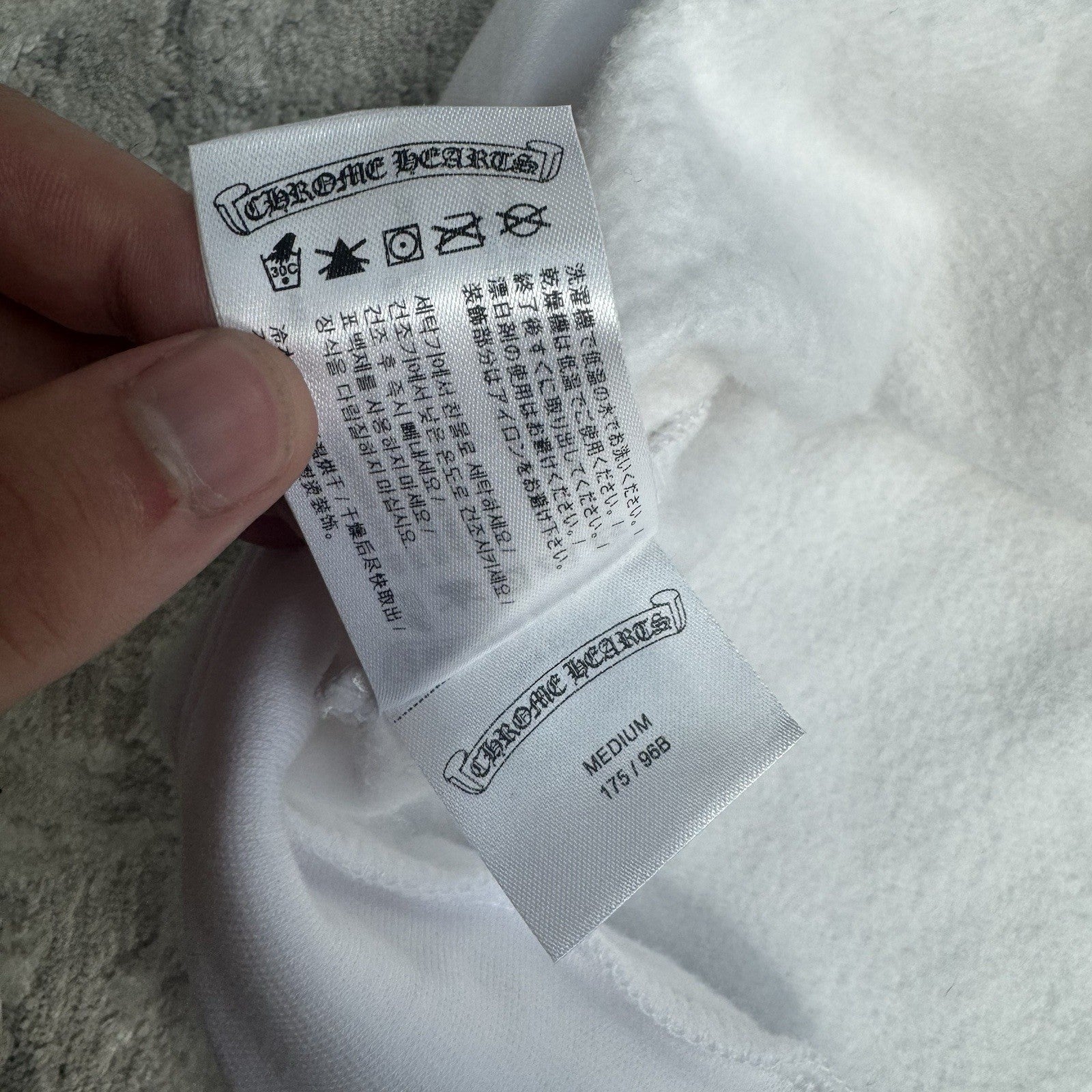 Chrome Hearts Online Exclusive Zip Up Hoodie 