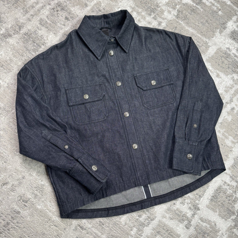Chrome Hearts Button Up Long Sleeve Work Shirt 
