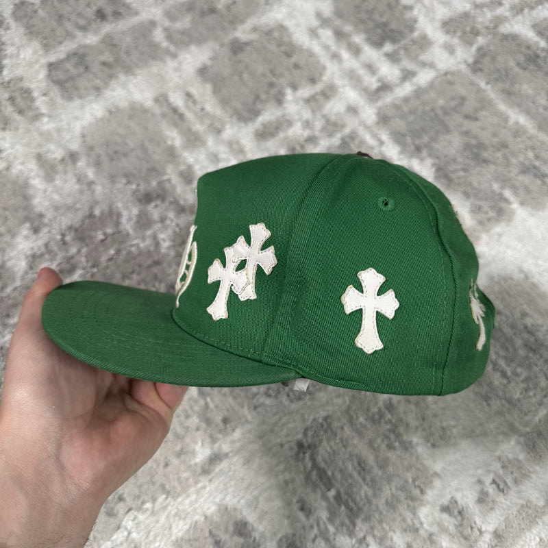 Chrome Hearts Cross Leather Patch Baseball CH Hat