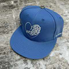 Chrome Hearts Heart Love You Fitted Hat Sz- 7 1/4