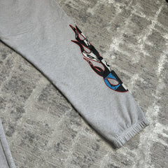 Chrome Hearts Matty Boy Brain Flame Sweatpants 