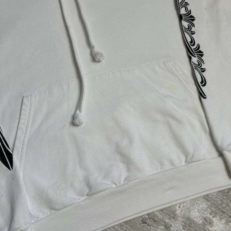Chrome Hearts Floral Horseshoe Pullover Hoodie 