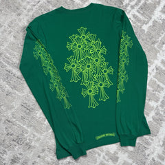 Chrome Hearts Flooded Cross Long Sleeve Tee Shirt 