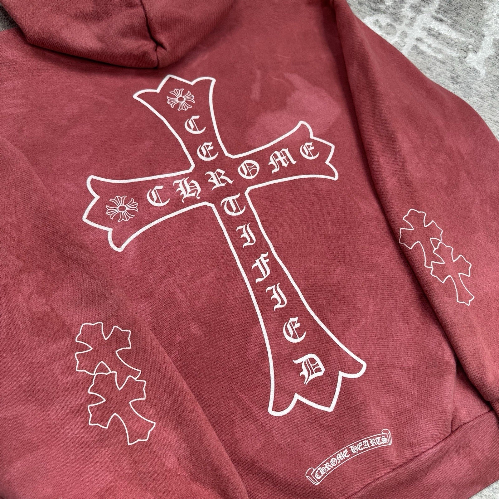 Chrome Hearts CLB Cutout Cross Pullover Hoodie