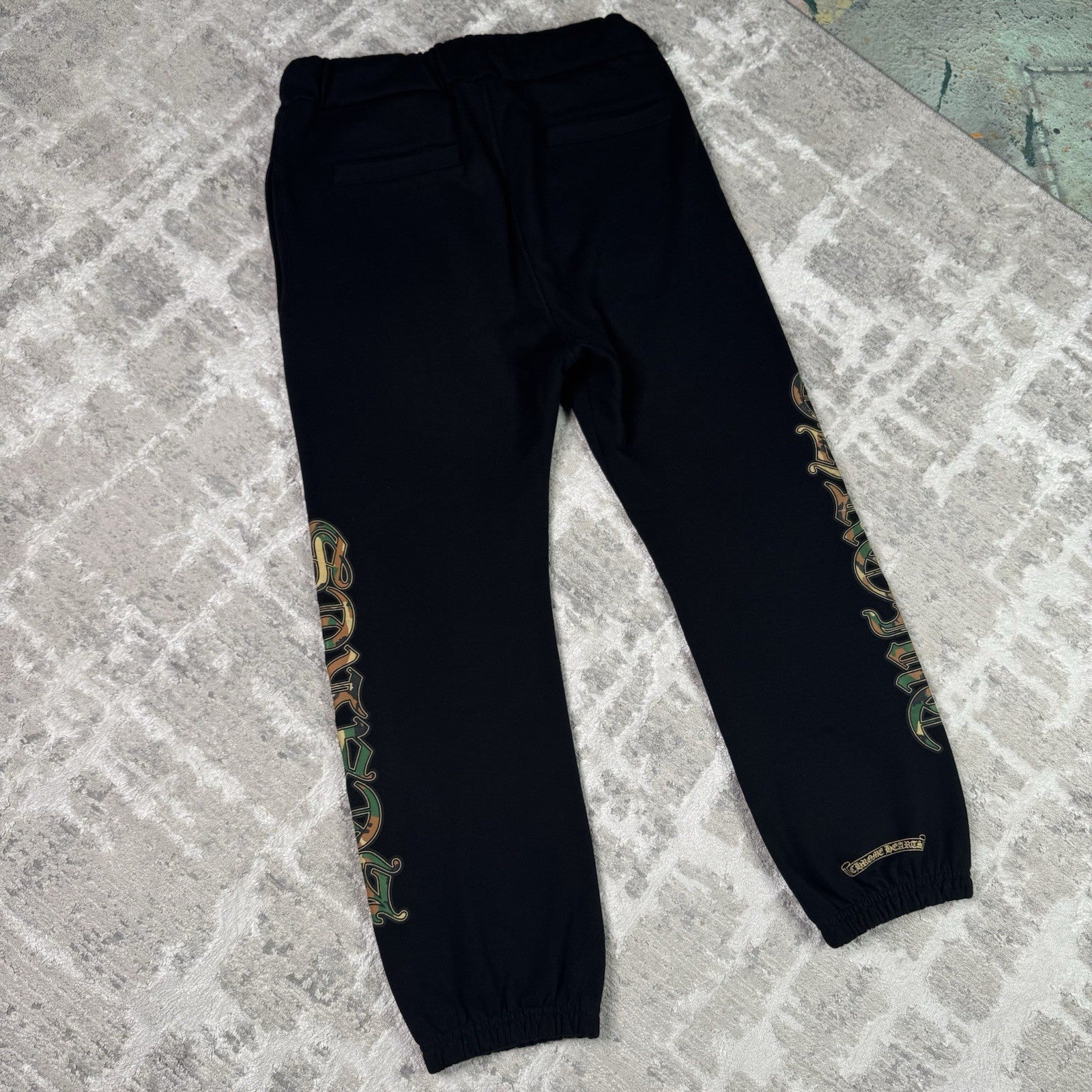 Chrome Hearts Cemetery Triple Cross Camo Sweatpants 