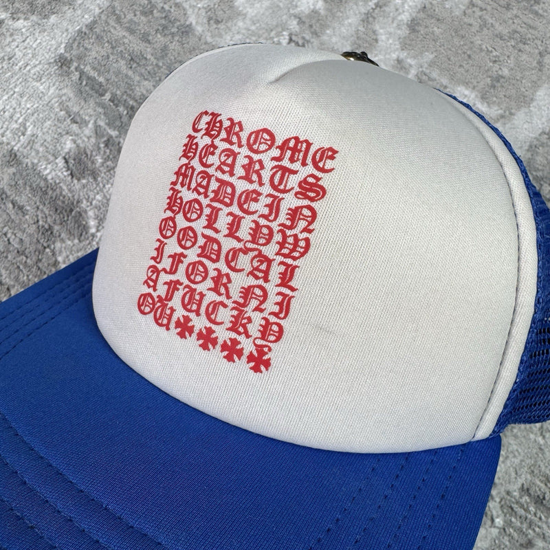 Chrome Hearts Eye Chart Trucker Hat