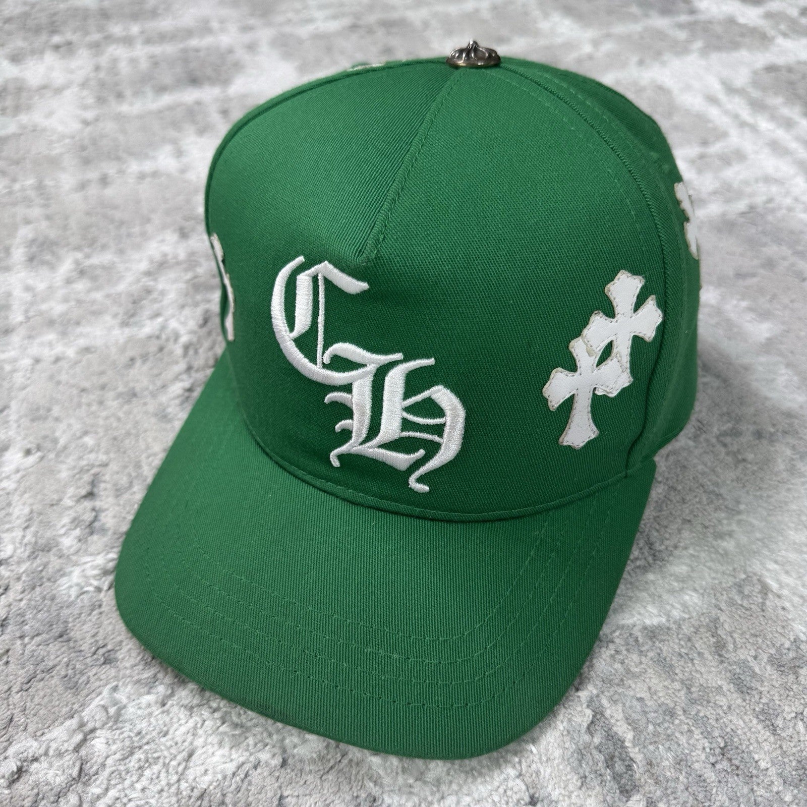 Chrome Hearts Cross Patch Baseball Hat 