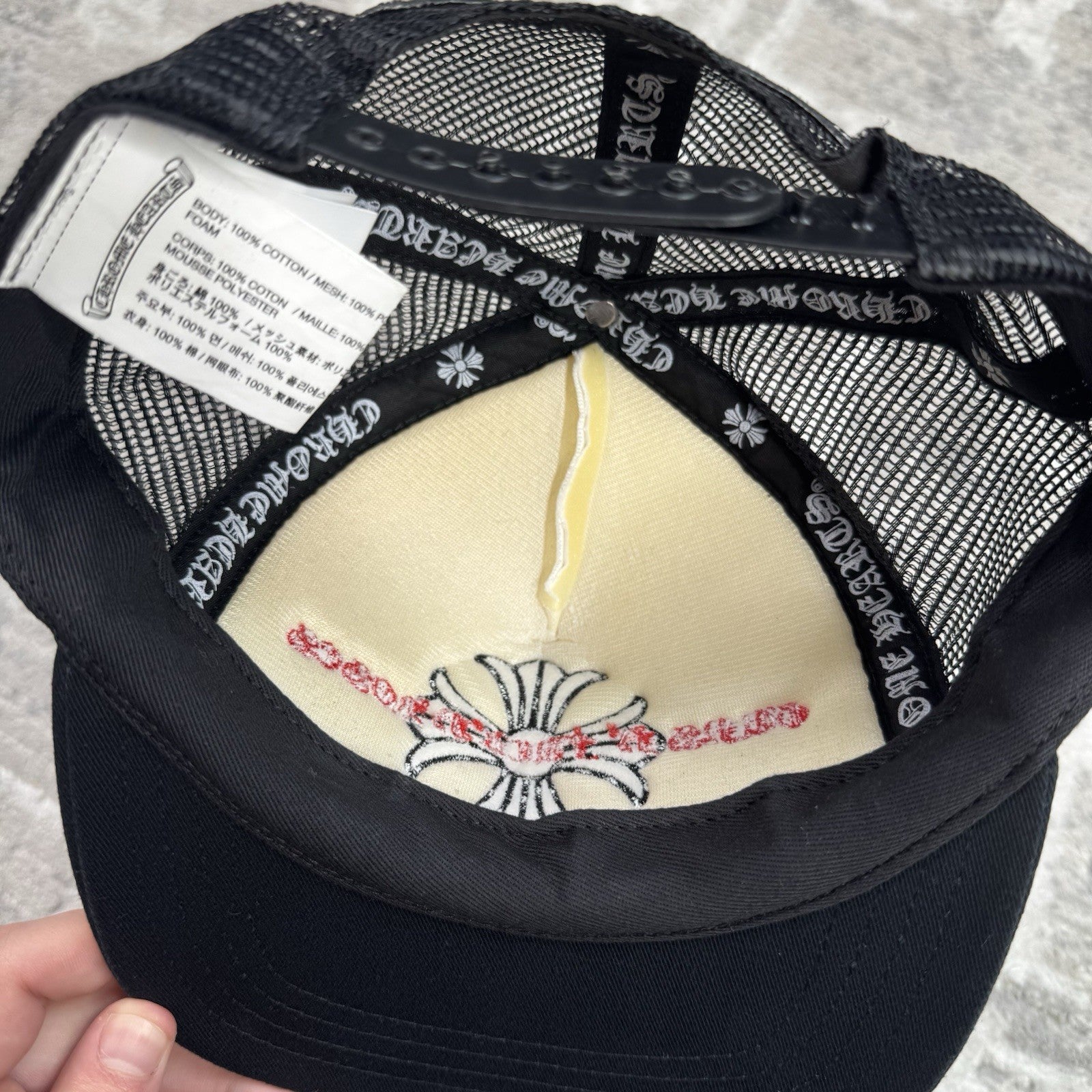 Chrome Hearts Guns N Roses Trucker Hat