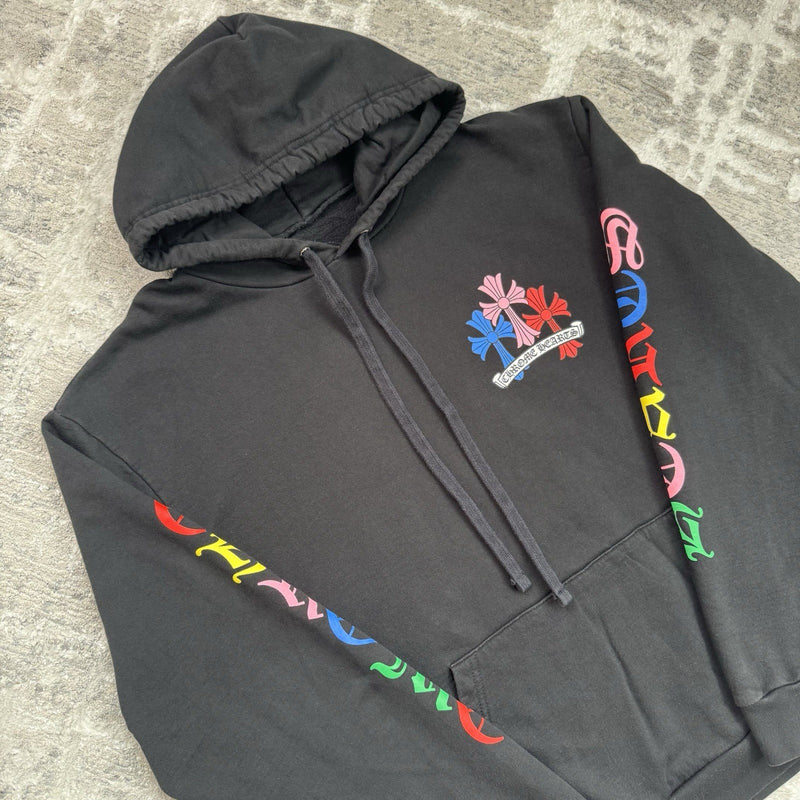 Chrome Hearts Cemetery Cross Multi-color Pullover Hoodie 