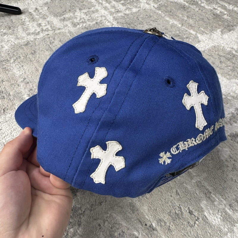 Chrome Hearts Leather Cross Patch Baseball Hat