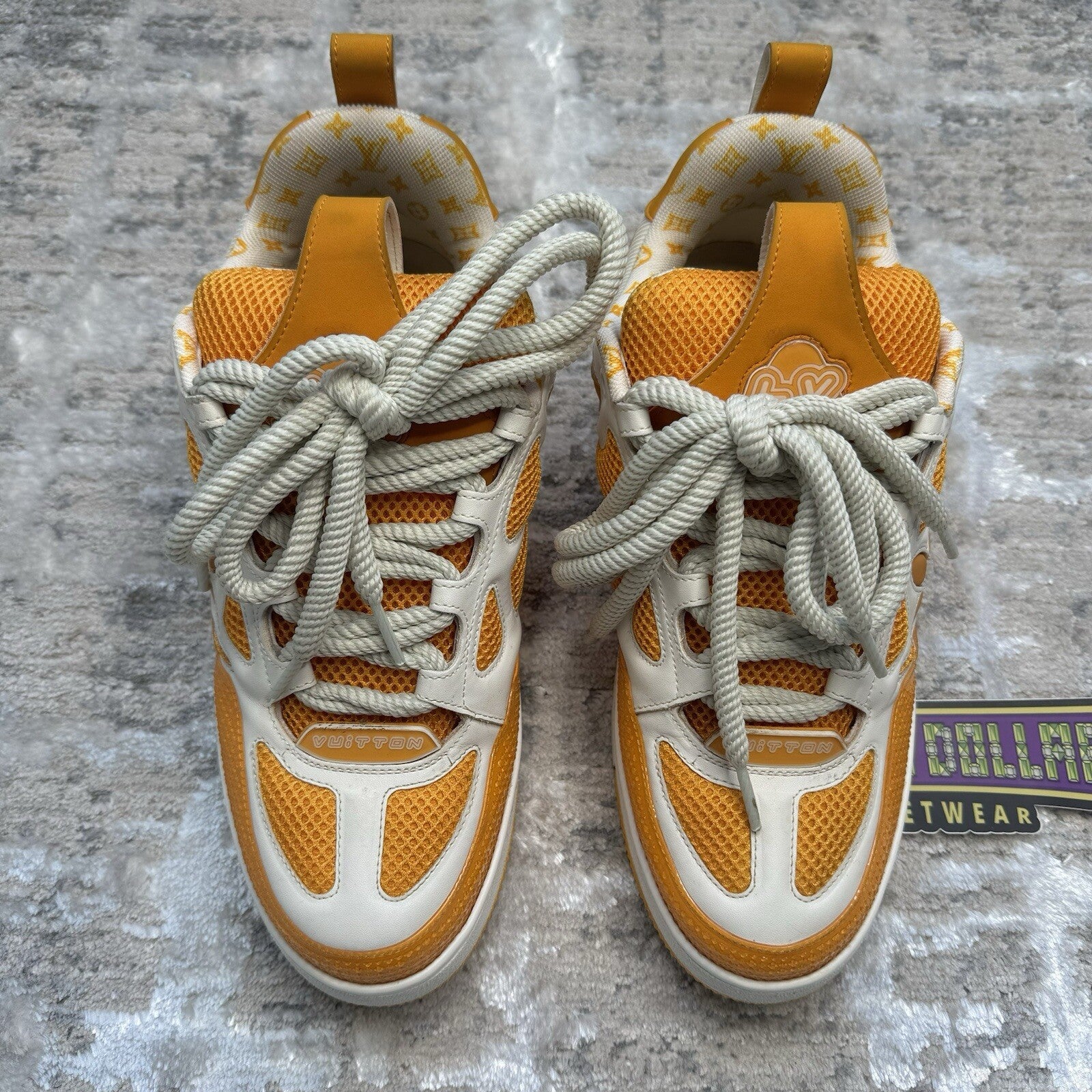 Louis Vuitton Skate Trainer Sneaker ‘yellow White’ Sz- 8LV/9M