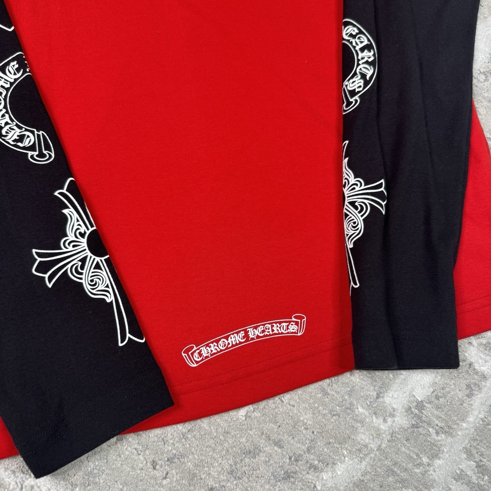 Chrome Hearts Baseball Raglan Long Sleeve Tee Shirt 