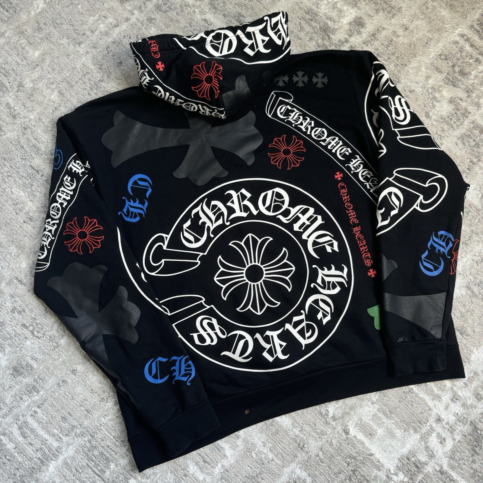 Chrome Hearts Stencil Pullover Hoodie 