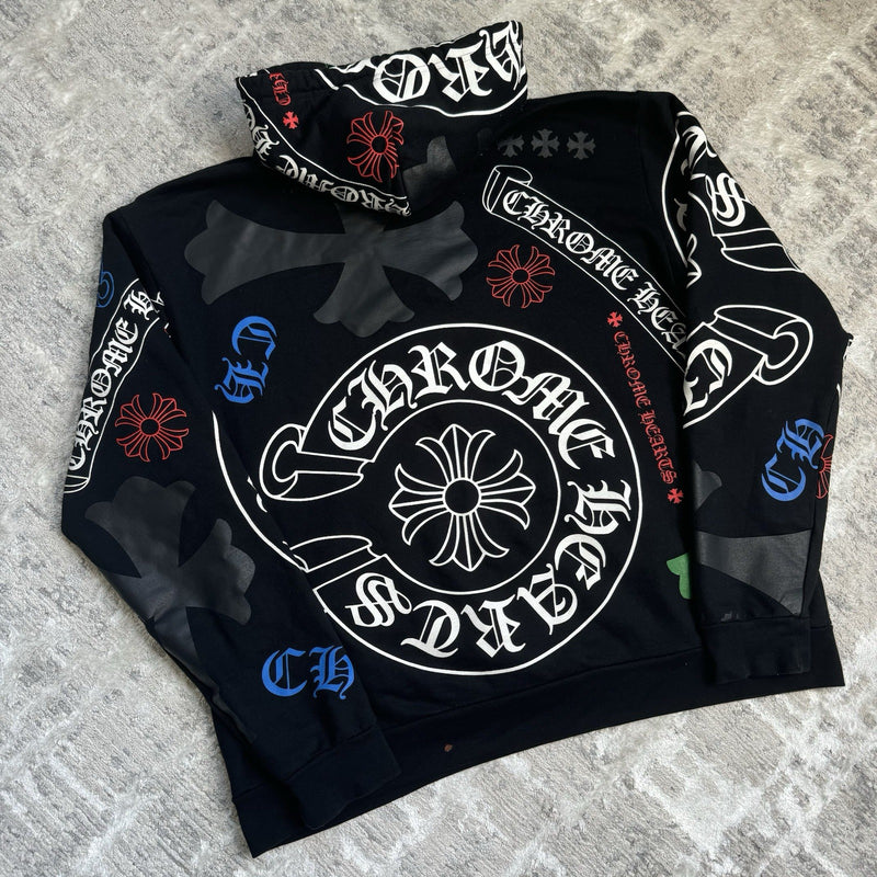 Chrome Hearts Stencil Pullover Hoodie 