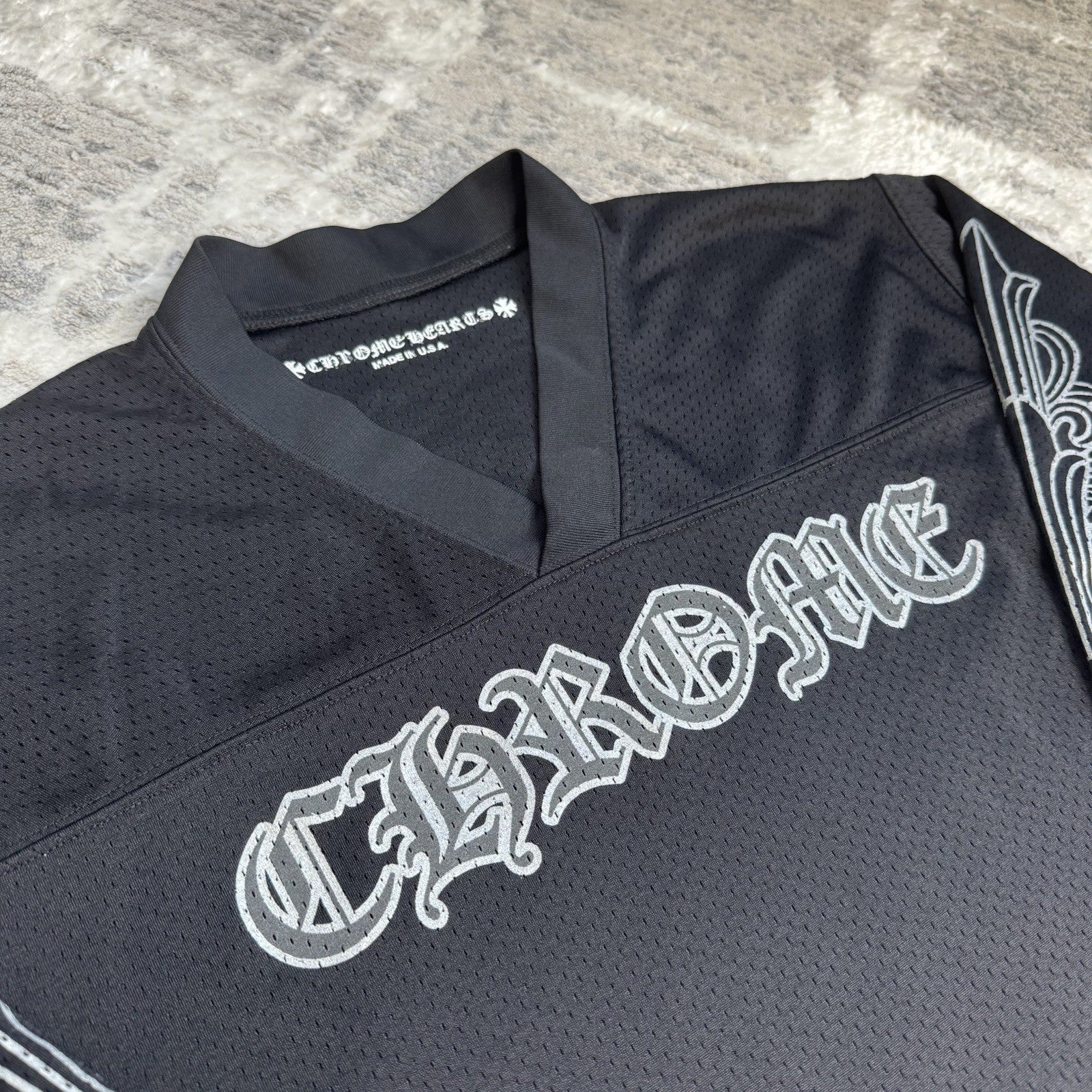Chrome Hearts Mesh CH Long Sleeve Jersey 