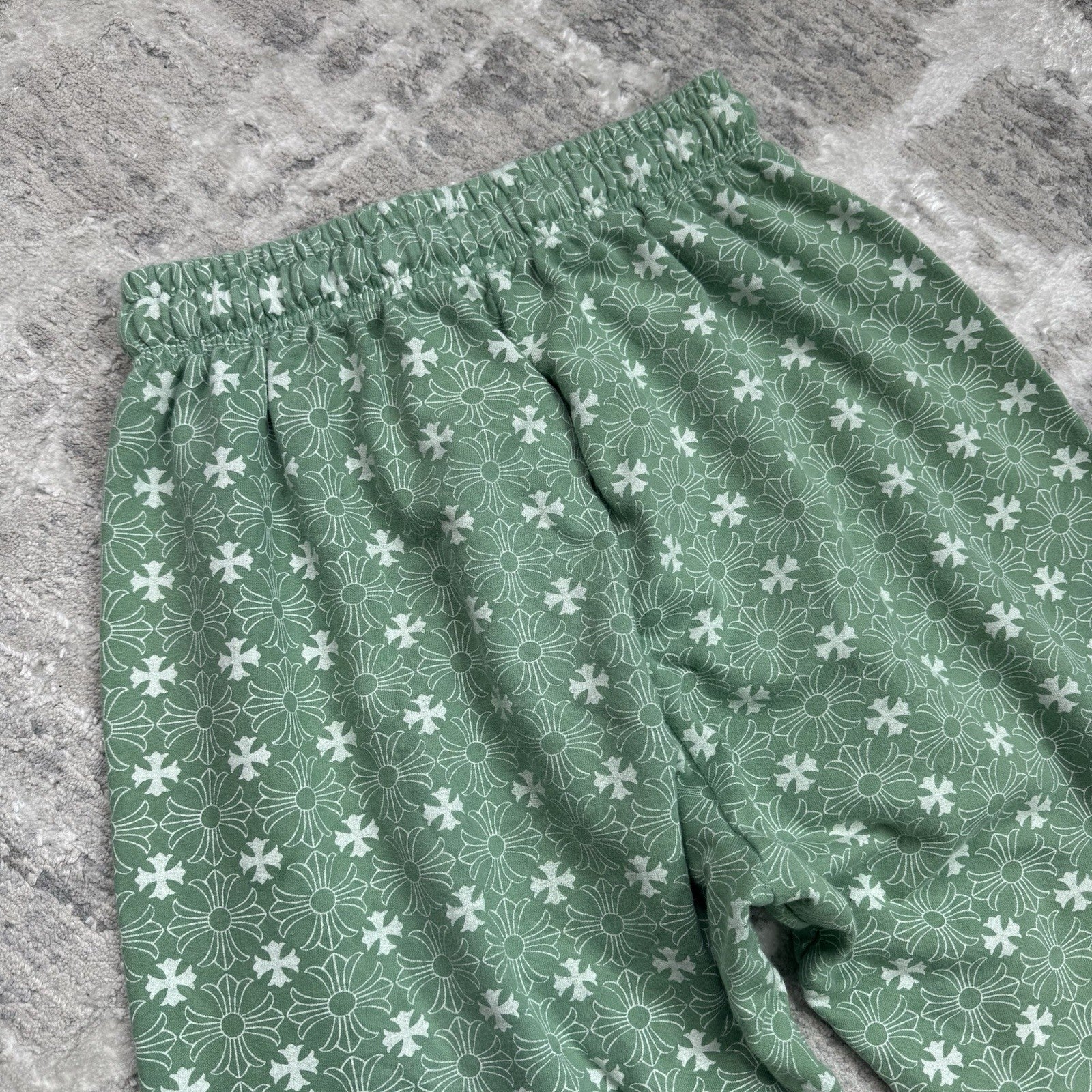 Chrome Hearts Monogram Plus Cross Print Sweatpants 