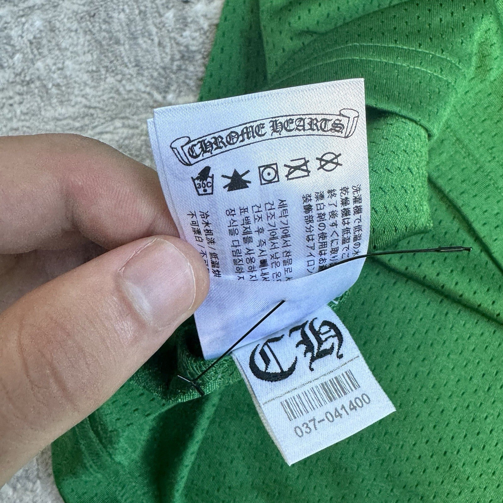 Chrome Hearts Mesh CH Short Sleeve Jersey 