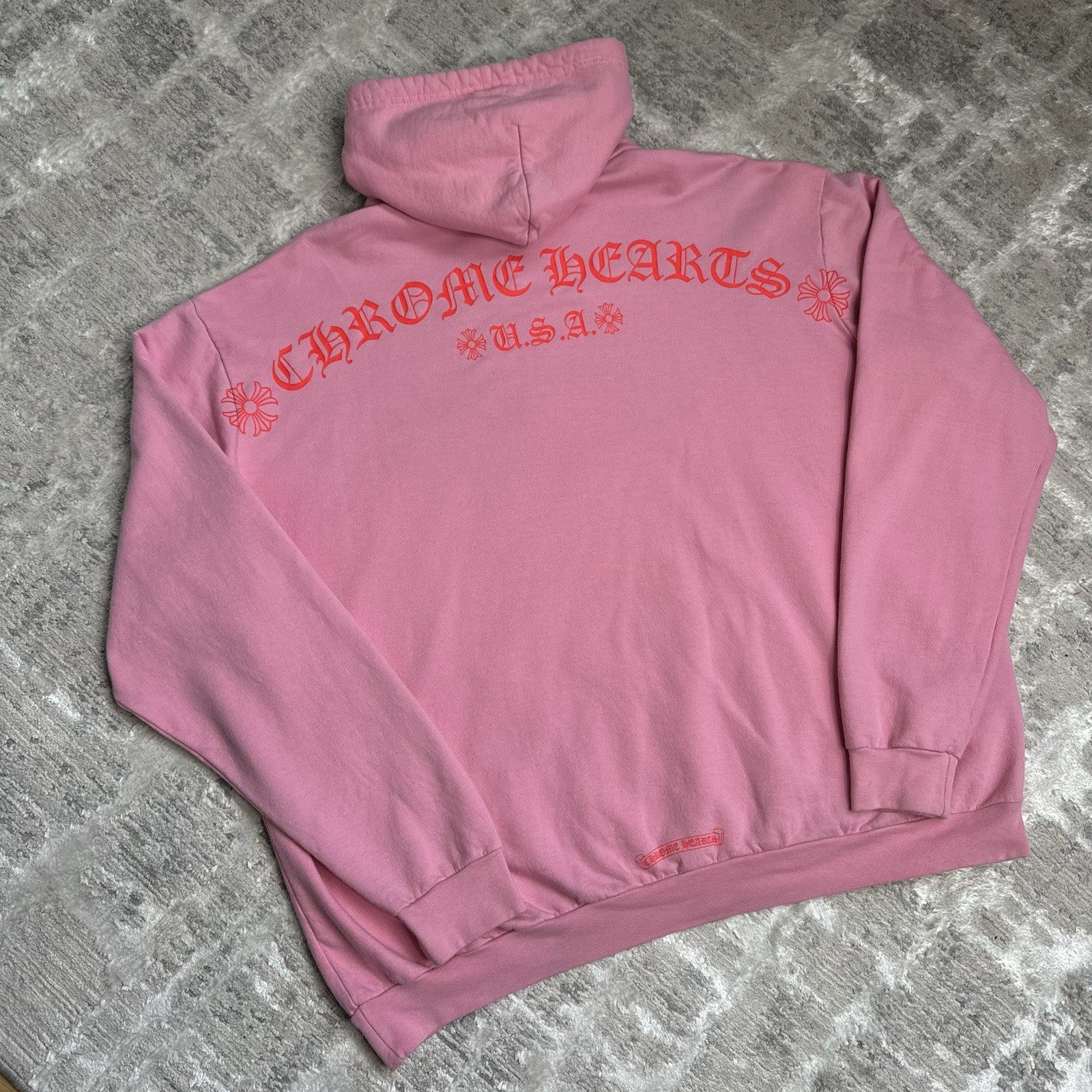 Chrome Hearts T Bar Logo Pullover Hoodie 