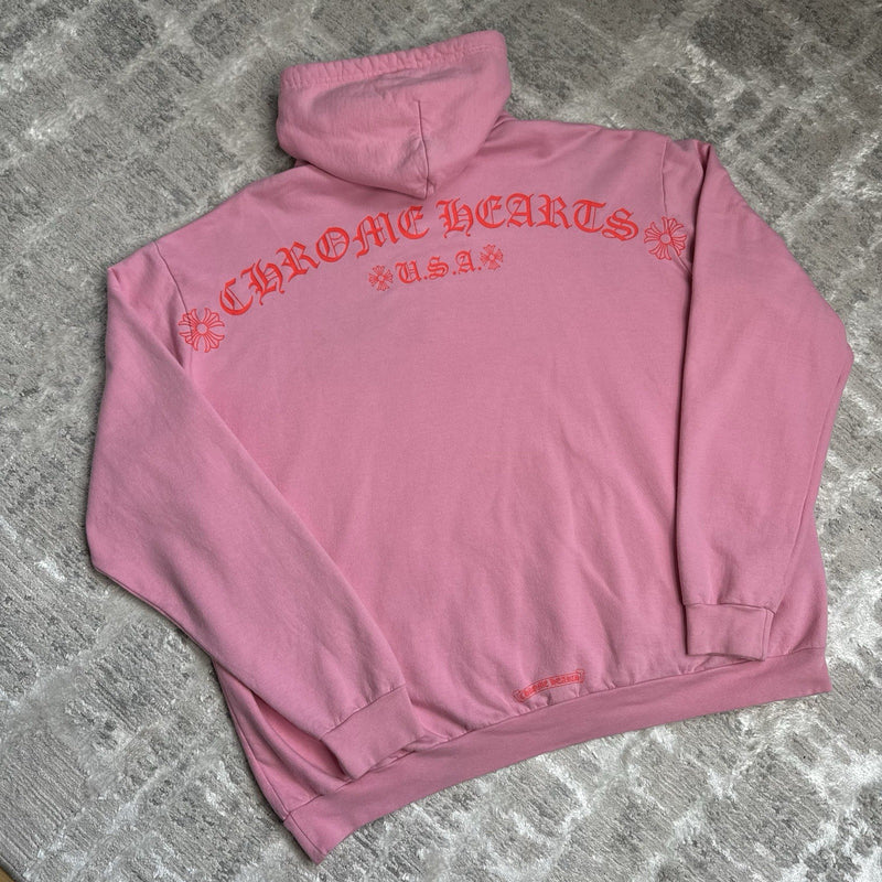 Chrome Hearts T Bar Logo Pullover Hoodie 