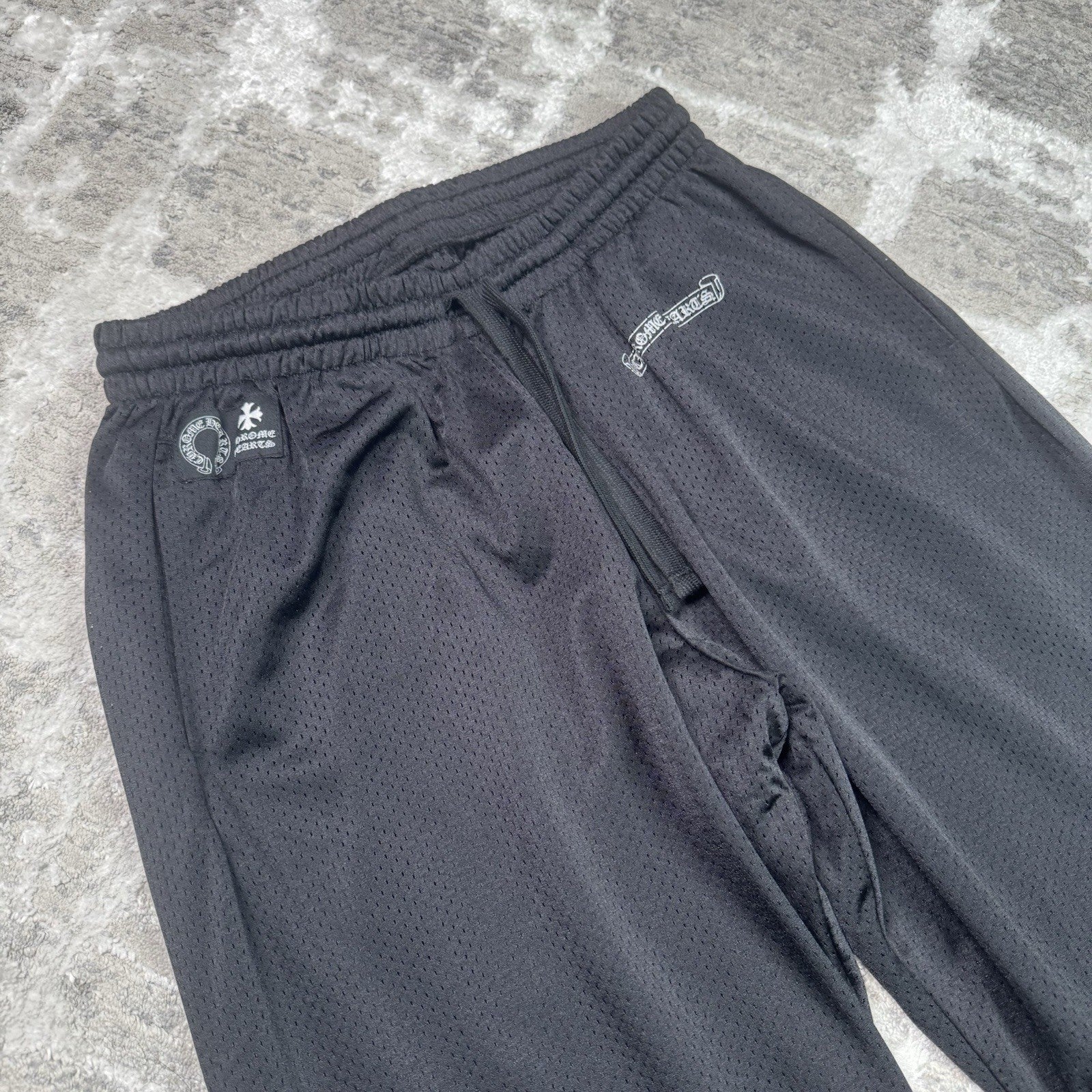Chrome Hearts Mesh CH Floral Stadium Sweatpants 