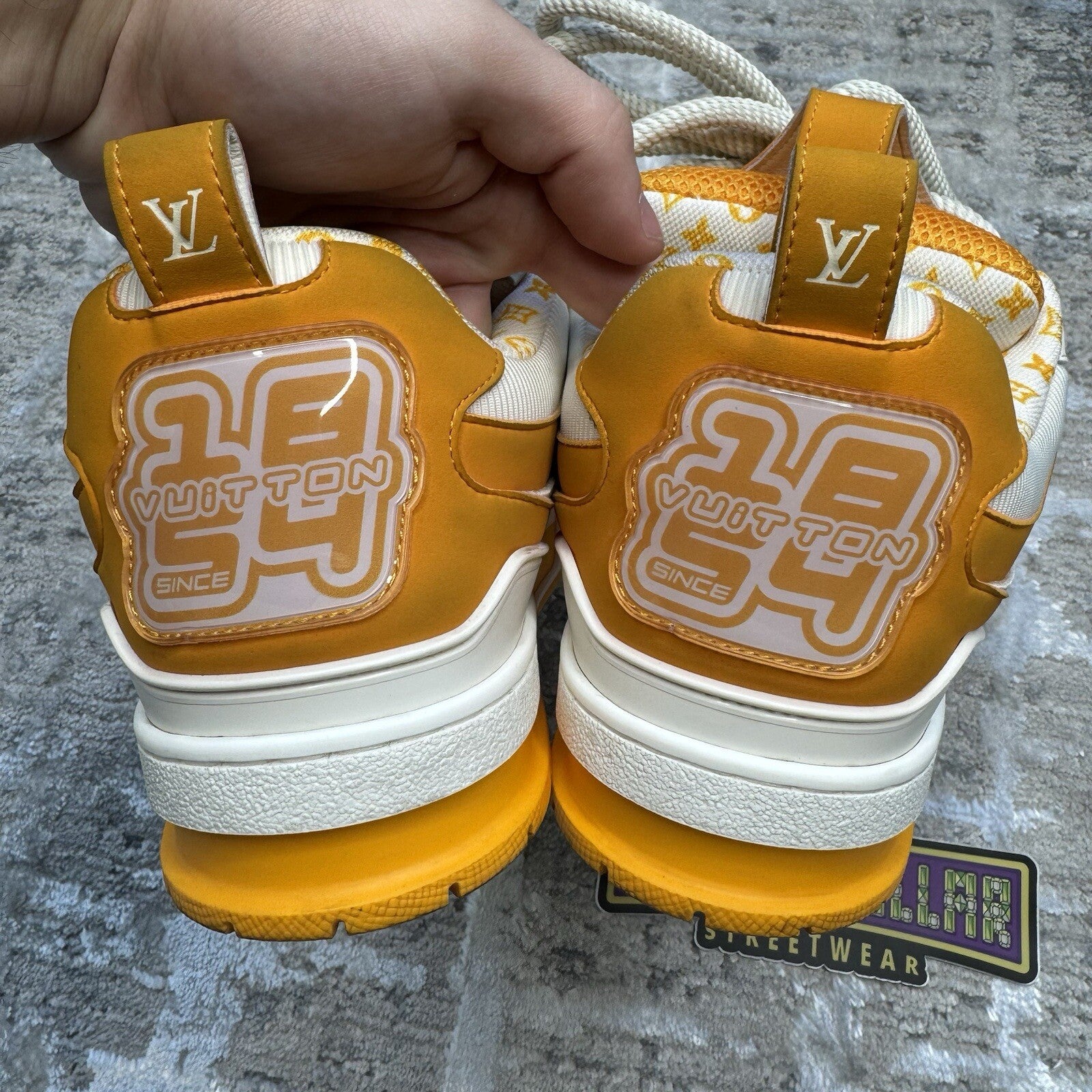 Louis Vuitton Skate Trainer Sneaker ‘yellow White’ Sz- 8LV/9M