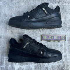 Louis Vuitton Trainer Low ‘embossed Monogram’ Sz- 8.5LV
