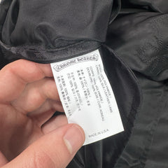 Chrome Hearts Cross Patch Nylon Fishtail Zip Up Parka Jacket 