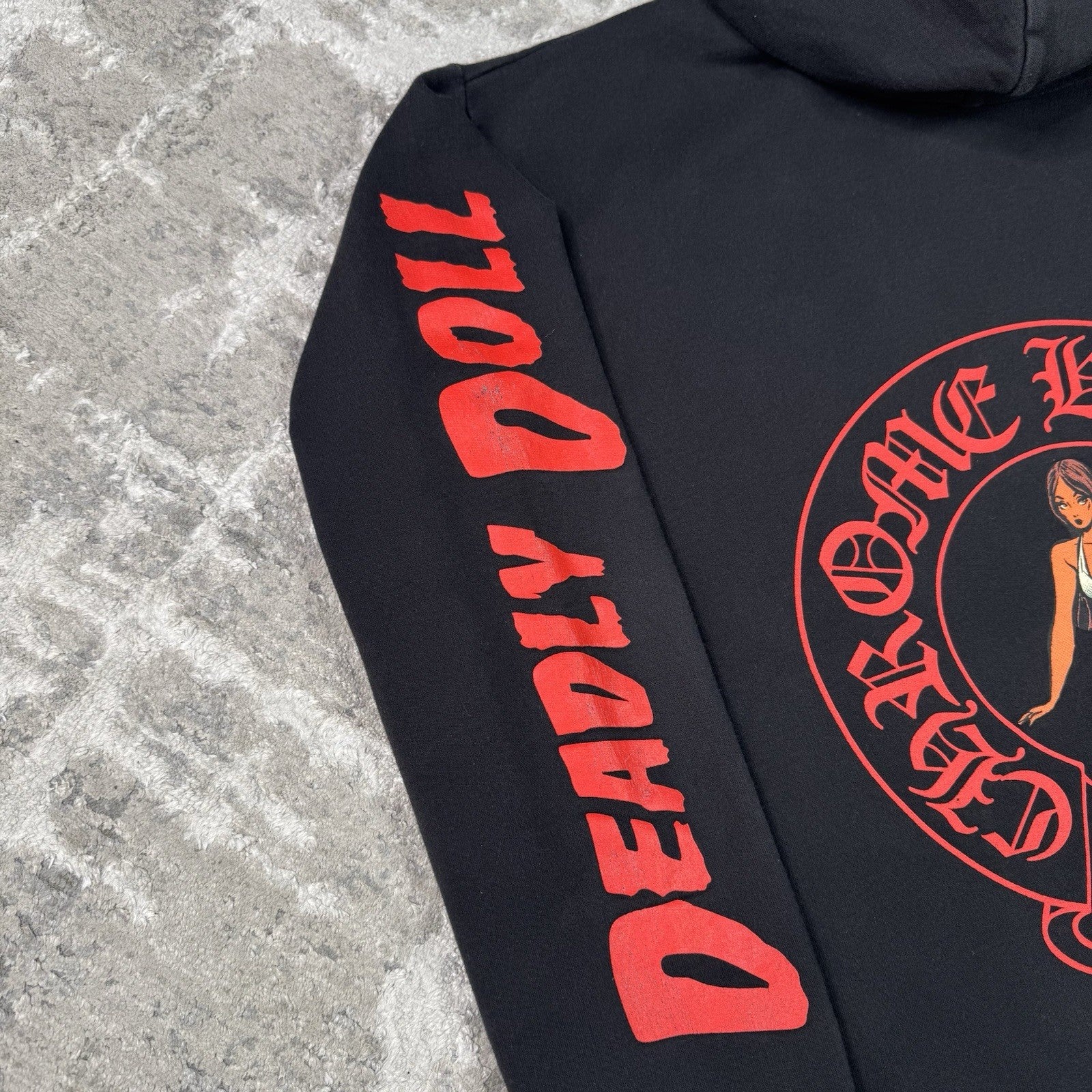 Chrome Hearts Deadly Doll Horseshoe Pullover Hoodie 