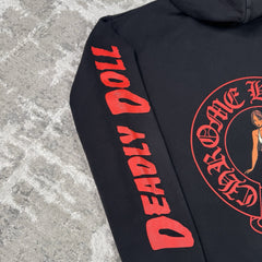Chrome Hearts Deadly Doll Horseshoe Pullover Hoodie 