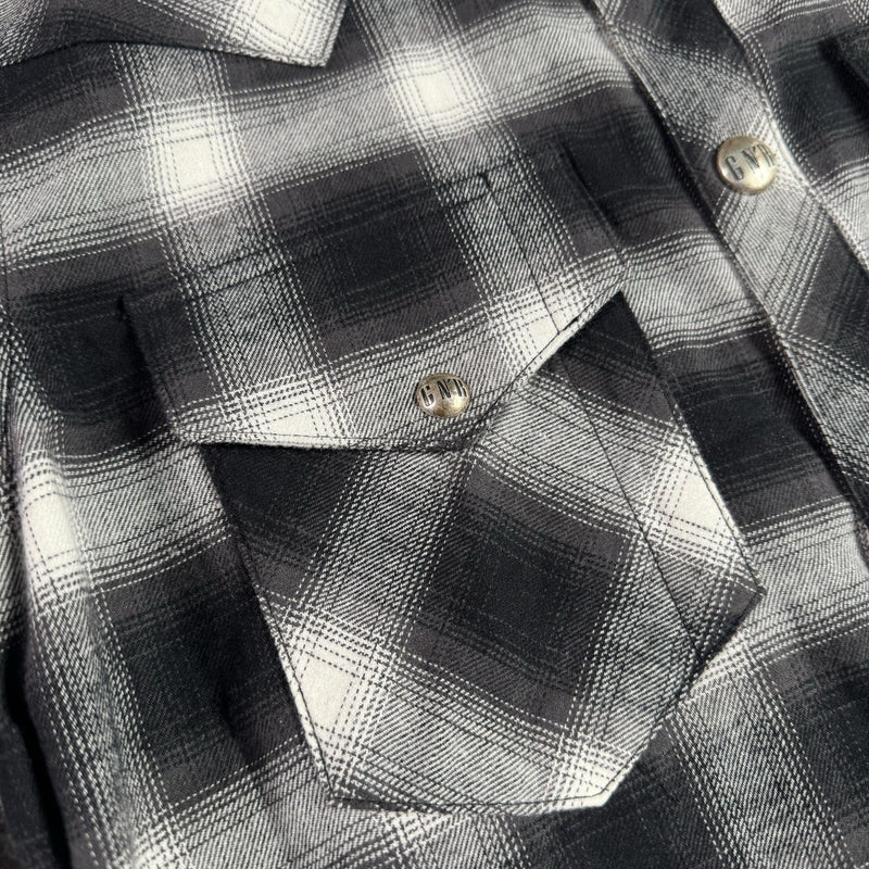 Chrome Hearts Guns N Roses Leather Button Up 