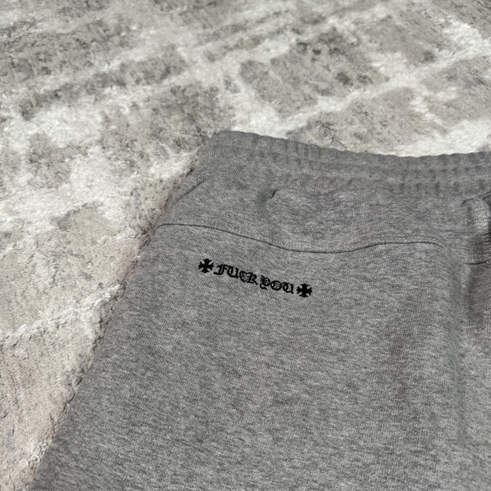 Chrome Hearts Y Not Patch Dagger Sweatshorts