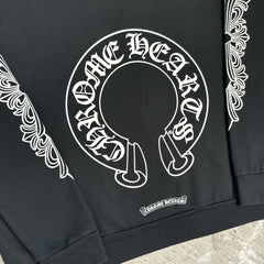 Chrome Hearts Floral Horseshoe Pullover Crewneck 