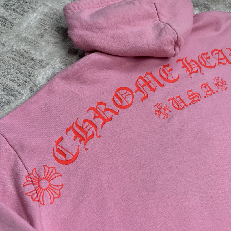 Chrome Hearts T Bar Logo Pullover Hoodie 