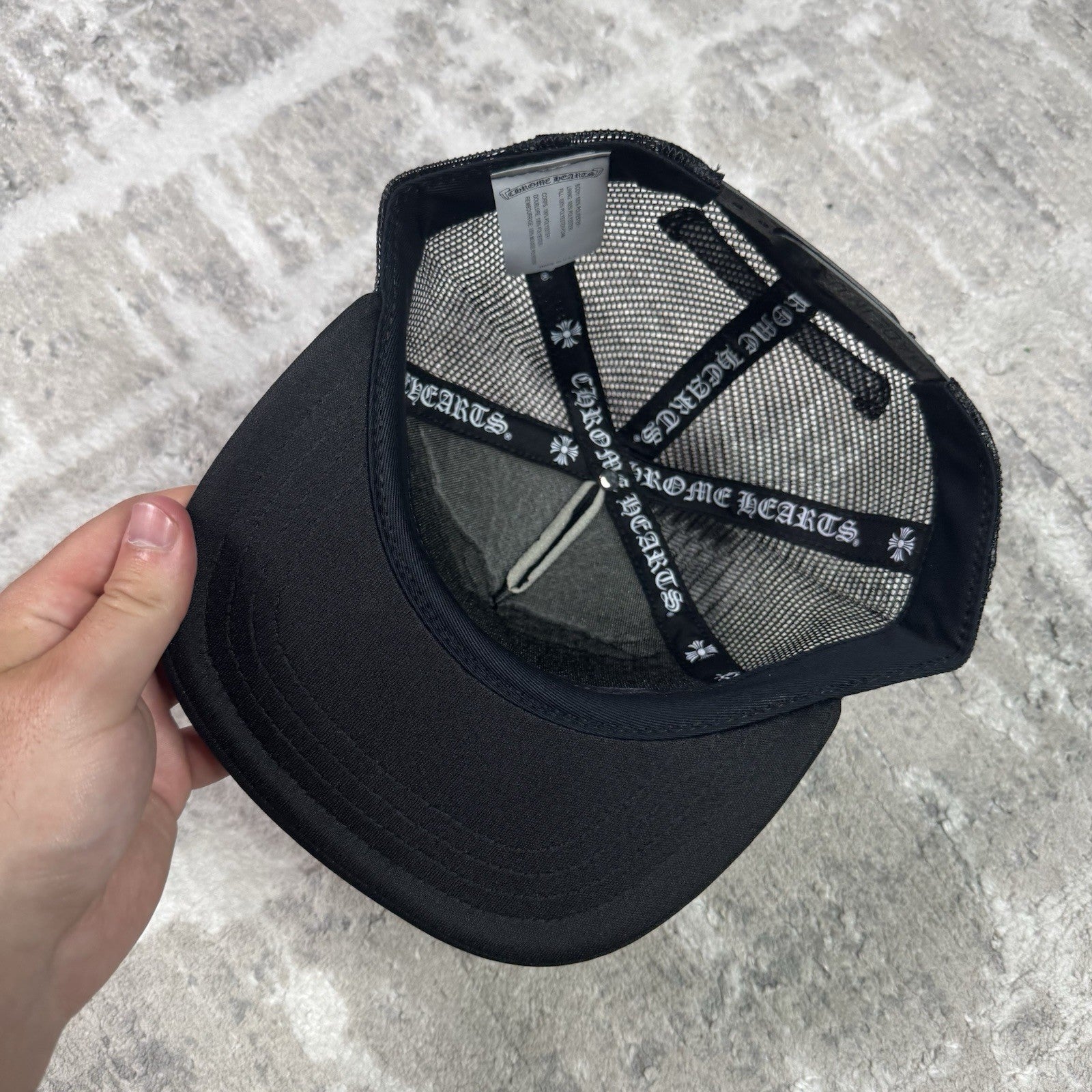 Chrome Hearts Camo Triple Cross Trucker Hat