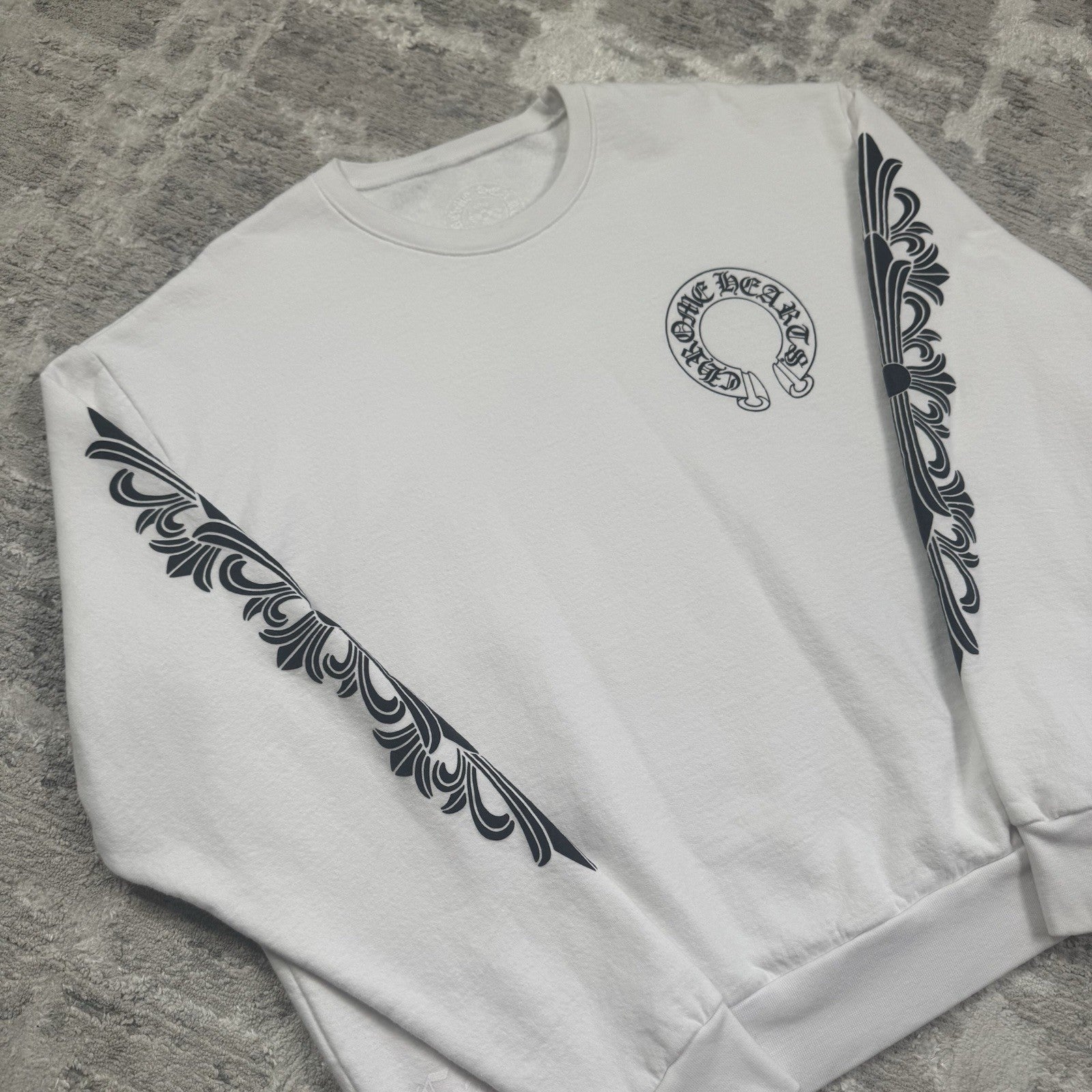 Chrome Hearts Horseshoe Floral Pullover Crewneck 