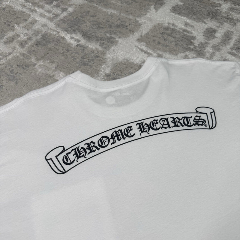 Chrome Hearts Scroll Logo Pocket Tee Shirt 